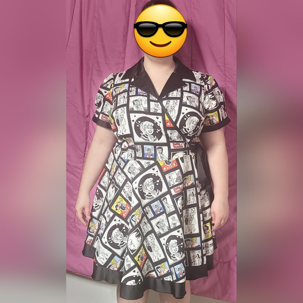 Unique Vintage Wrap Dress